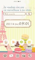 Cute wallpaper★macaron paris poster