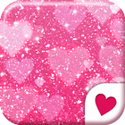 Cute wallpaper★Pink Glitter icône