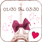 Cute wellpaper★sweet paris icône
