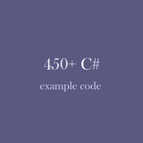 450+ Tutorials For C# 圖標