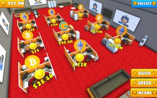 Empire bitcoin: crypto mineur Affiche