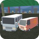 Blocky Bus Battle: Holo Rider 3D APK