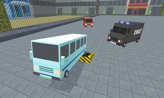 Blocky Bus Battle: Holo Rider 3D poster