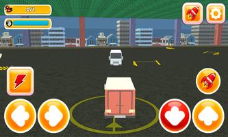 Blocky Bus Battle: Holo Rider 3D screenshot 2