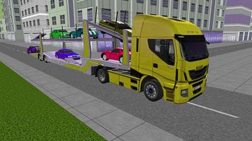 Heavy Truck Car Cargo Transporter - Truck drive পোস্টার