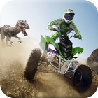 ATV Crazy Quad Bike Dino Attack: Tricky Bike Rider icône
