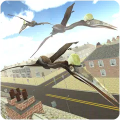 Скачать Flying Dinosaur Simulator V2 APK