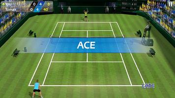 Dedo Tenis 3D - Tennis captura de pantalla 1