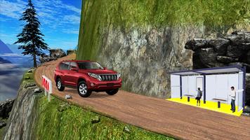 Uphill Mountain Prado Taxi Drive 4x4 Jeep 3D Sim 스크린샷 2