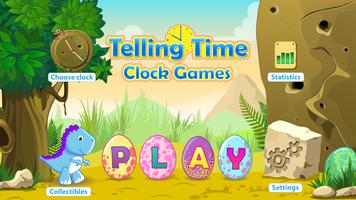 Telling Time - Clock Games پوسٹر