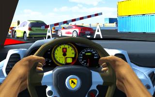 Racing in Car Simulator постер