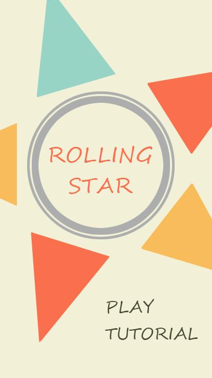 Rolling star. Play Star.