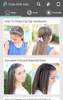 Cute Girls Hairstyles Affiche