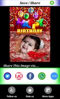 برنامه‌نما BirthDay Photo Frames-Wishing App and Editor-free عکس از صفحه