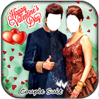 Valentines Day Couple Suit icône