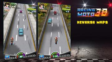 Racing Moto 3D capture d'écran 2