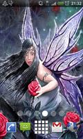 Glitter Gothic Fairy LWP الملصق