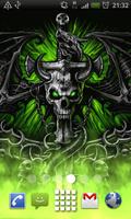 Dragon Skull Flames LWP poster