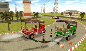 Tuk Tuk Chained Car Racing poster