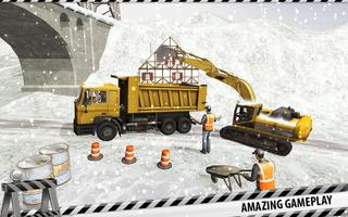 Snow Plough Truck Driver Simulator: Permainan Blow screenshot 1