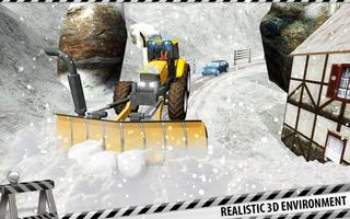 Snow Plough Truck Driver Simulator: Permainan Blow screenshot 2
