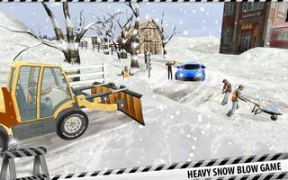 Snow Plough Truck Driver Simulator: Permainan Blow screenshot 3