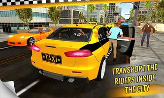 ville Taxi chauffeur: jaune taxi fou voiture capture d'écran 2