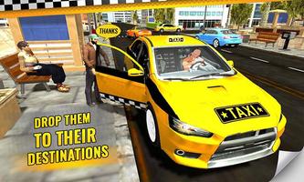 ville Taxi chauffeur: jaune taxi fou voiture capture d'écran 3