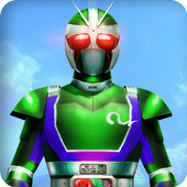 Green Super Ring Hero Crime Battle icon
