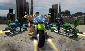 Incredible Monster Superhero Bike Battle Screenshot 2