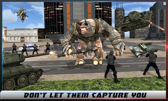 Monster Attack in City 2018 تصوير الشاشة 1
