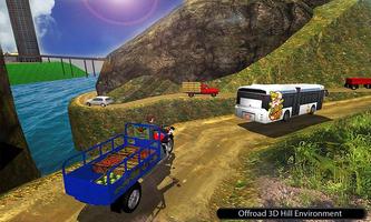 오프로드 과일 수송기 트럭 : 운전 시뮬레이터 스크린샷 1