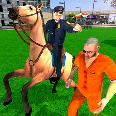 Offroad Police Horse Gangster Chase: City Cop Duty