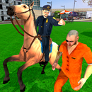 Offroad Police à cheval Gangster Chase: Ville Duty APK