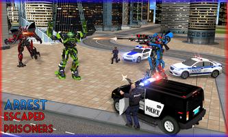 Police Robot Transformation - Prison Escape تصوير الشاشة 3