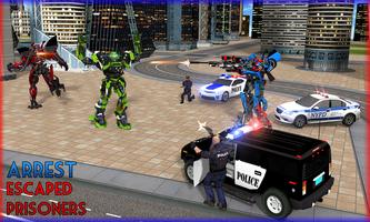 Police Robot Transformation - Prison Escape captura de pantalla 3