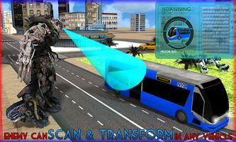 Police Robot Transformation - Prison Escape تصوير الشاشة 1