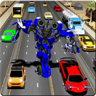 Robot Transform Traffic Racer Zeichen
