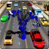 Robot Transform Traffic Racer icône