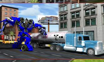 Robot Transform Traffic Racer постер