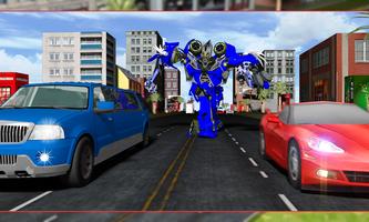 Robot Transform Traffic Racer Screenshot 2