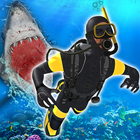 스쿠버 다이빙 시뮬레이터 : 수중 상어 사냥 아이콘