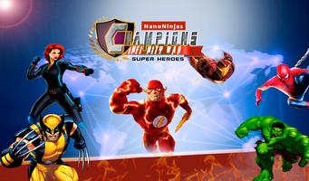 Champions : Super heroes Free Fighting Games 2018 Affiche