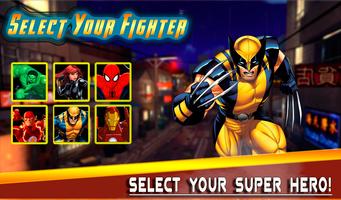 Champions : Super heroes Free Fighting Games 2018 capture d'écran 1