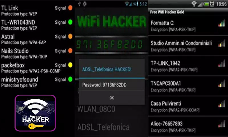 ✓ Wifi Password Hacker Simulator APK برای دانلود اندروید