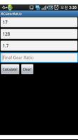 RC Gear Ratio Calculator capture d'écran 1