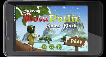 Subway MotuPatlu Snow Park Affiche