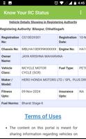 RTO - Indian Vehicle Information स्क्रीनशॉट 3