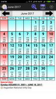 برنامه‌نما Asgardian Calendar عکس از صفحه