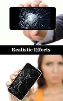 Cracked Screen Prank الملصق